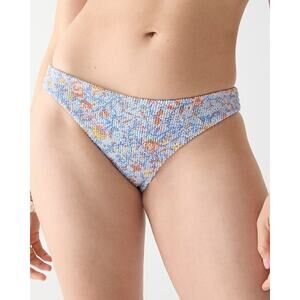 New NWT J. Crew Floral Scrunchie Hipster Bikini Swim Bathing Suit Bottom Size 2X